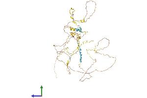 AlphaFold protein structure predicition of Human Recombinant RAI2 Protein, UniprotID Q9Y5P3