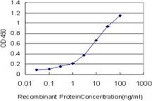 Detection limit for recombinant GST tagged ADAMTS2 is approximately 0. (Adamts2 antibody  (AA 1112-1210))
