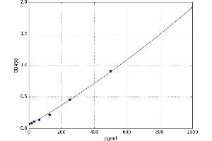 A typical standard curve