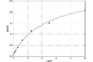 A typical standard curve (IAP ELISA Kit)