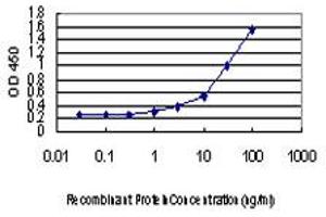 Detection limit for recombinant GST tagged TLR4 is approximately 0. (TLR4 antibody  (AA 214-291))