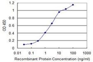 Detection limit for recombinant GST tagged CSPG5 is 0. (CSPG5 antibody  (AA 445-539))