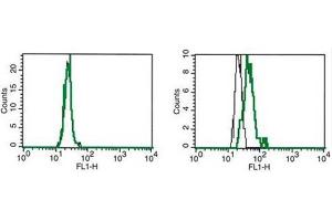 Flow Cytometry (FACS) image for anti-Interleukin-27 Subunit alpha (IL27) antibody (FITC) (ABIN1107838)