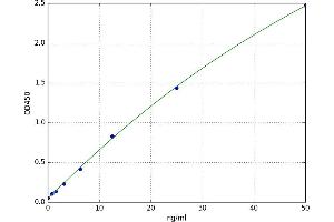 A typical standard curve
