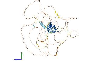 AlphaFold protein structure predicition of Mouse Recombinant Gab2 Protein, UniprotID Q9Z1S8