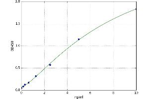 A typical standard curve