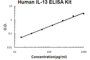 Human IL-13 Accusignal ELISA Kit Human IL-13 AccuSignal ELISA Kit standard curve. (IL-13 ELISA Kit)