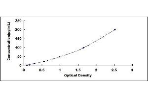 Typical standard curve (C5 ELISA Kit)