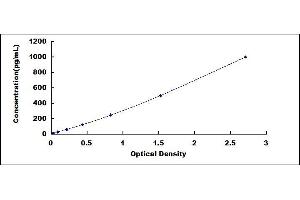 Typical standard curve (ITIH2 ELISA Kit)