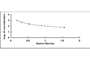 Typical standard curve