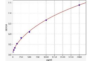 Typical standard curve