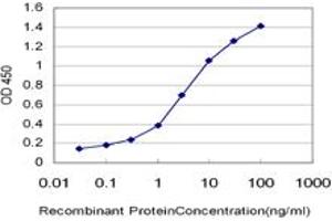 Detection limit for recombinant GST tagged PCSK6 is approximately 0. (PCSK6 antibody  (AA 860-969))