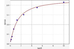 Typical standard curve (Vasn ELISA Kit)