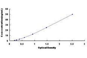 Typical standard curve (RARS ELISA Kit)