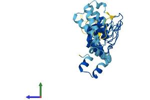 AlphaFold protein structure predicition of Human Recombinant ASB8 Protein, UniprotID Q9H765