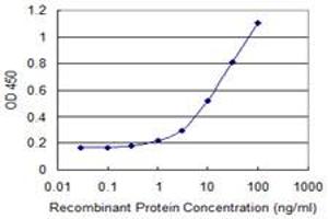 Detection limit for recombinant GST tagged APOM is 0. (Apolipoprotein M antibody  (AA 23-188))