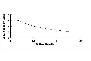 Typical standard curve