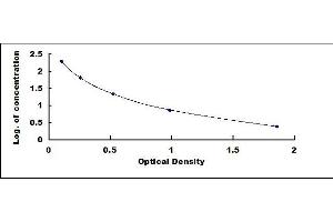 Typical standard curve (Calreticulin ELISA Kit)