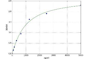 A typical standard curve