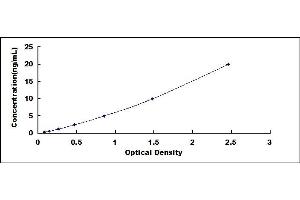 Typical standard curve (C5 ELISA Kit)
