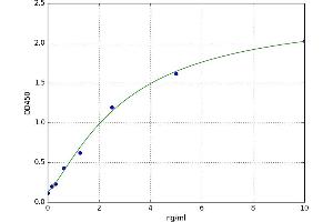 A typical standard curve