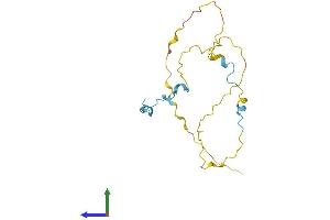 AlphaFold protein structure predicition of Human Recombinant COPRS Protein, UniprotID Q9NQ92 (COPRS Protein (AA 1-184) (His tag))