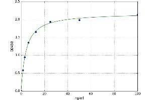A typical standard curve