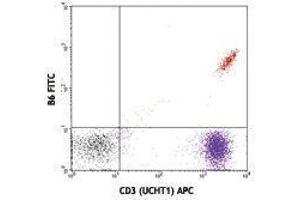 Flow Cytometry (FACS) image for anti-TCR, V delta 2 antibody (FITC) (ABIN2662028) (TCR, V delta 2 antibody (FITC))