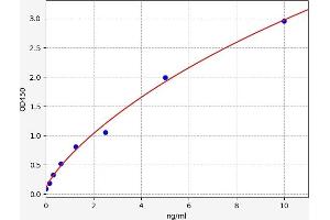 Typical standard curve