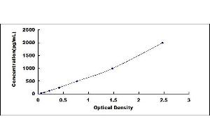 Typical standard curve (HIF1A ELISA Kit)