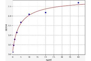 Typical standard curve (CD235a/GYPA ELISA Kit)