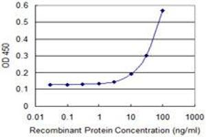Detection limit for recombinant GST tagged TCEB2 is 3 ng/ml as a capture antibody. (TCEB2 antibody  (AA 1-118))