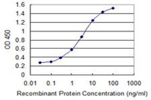Detection limit for recombinant GST tagged IARS is 0. (IARS antibody  (AA 1172-1262))