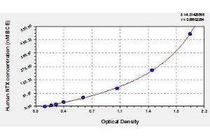 Typical standard curve (NTX-I ELISA Kit)