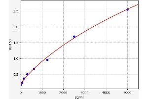 Typical standard curve (PLC beta ELISA Kit)