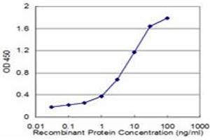 Detection limit for recombinant GST tagged FADS1 is approximately 0. (FADS1 antibody  (AA 1-99))