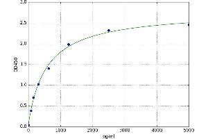 A typical standard curve