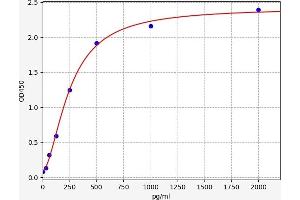 Typical standard curve (SRF ELISA Kit)
