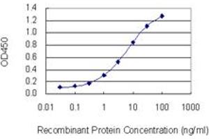 Detection limit for recombinant GST tagged FAF1 is 0. (FAF1 antibody  (AA 551-650))