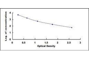 Typical standard curve (Noradrenaline ELISA Kit)