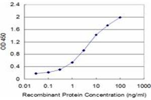 Detection limit for recombinant GST tagged GLRA1 is approximately 0. (GLRA1 antibody  (AA 121-220))