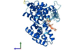 AlphaFold protein structure predicition of Mouse Recombinant Grtp1 Protein, UniprotID Q9D3N8