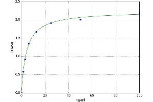 A typical standard curve (MT1A ELISA Kit)