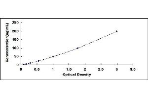 Typical standard curve (COL10 ELISA Kit)