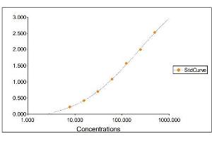 Standard Curve Graph (Albumin ELISA Kit)