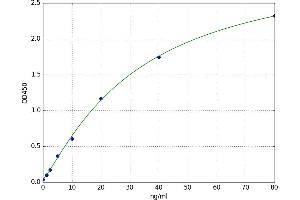A typical standard curve