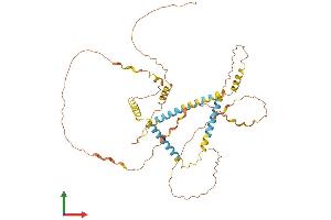 AlphaFold protein structure predicition of Human Recombinant NPIPB9 Protein, UniprotID F8W1W9 (NPIPB9 Protein (AA 1-429) (His tag))
