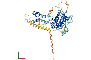 AlphaFold protein structure predicition of Human Recombinant FBXO4 Protein, UniprotID Q9UKT5
