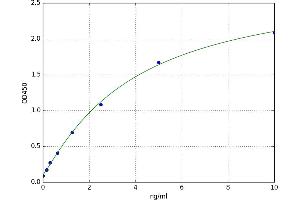 A typical standard curve