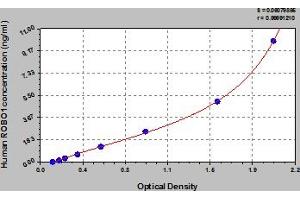 Typical Standard Curve (ROBO1 ELISA Kit)